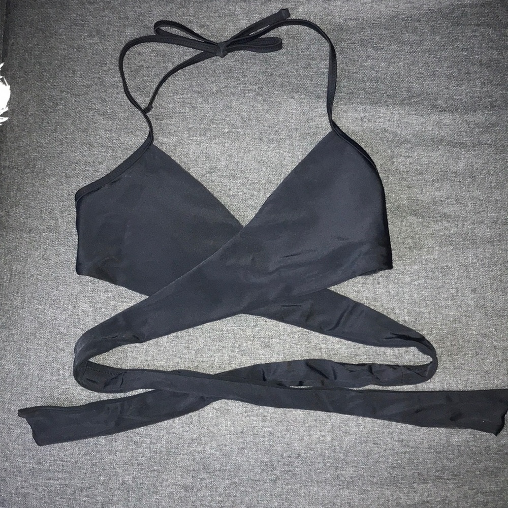 Wrap bikini top